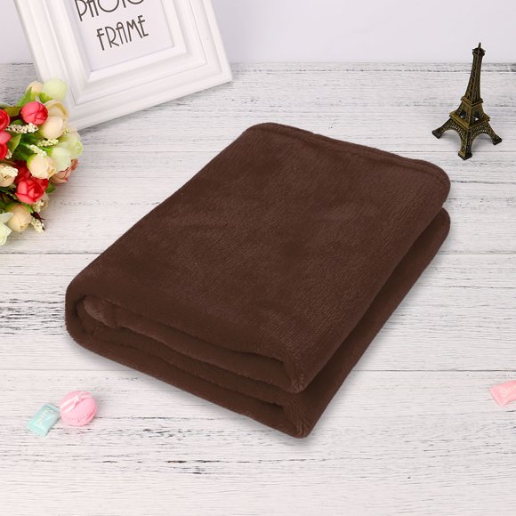 olkpmnmk Throw Blanket,Living Room Decor,50CMX70CM Fashion Solid Soft Throw Kids Blanket Warm Coral Plaid Blankets Flannel,Gifts For Women,Home Decor