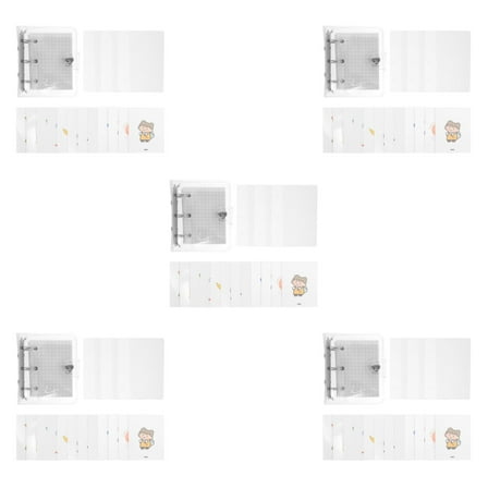 5 Sets Holder Mini Notebook Loose-leaf Binder Small Scrapbook