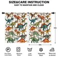 thumbnail image 2 of Blackout Kids Curtains,Cute Dinosaur Pattern Childrens Insulated Curtains Set Of 2,Bedroom Essentials,Toddler Room Decor 42x54in(106x137cm), 2 of 4