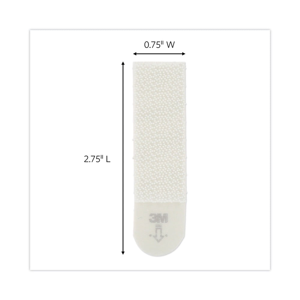 0.75 in. x 2.75 in. Damage-Free Hanging Picture Strip Pairs - White (50/Carton)