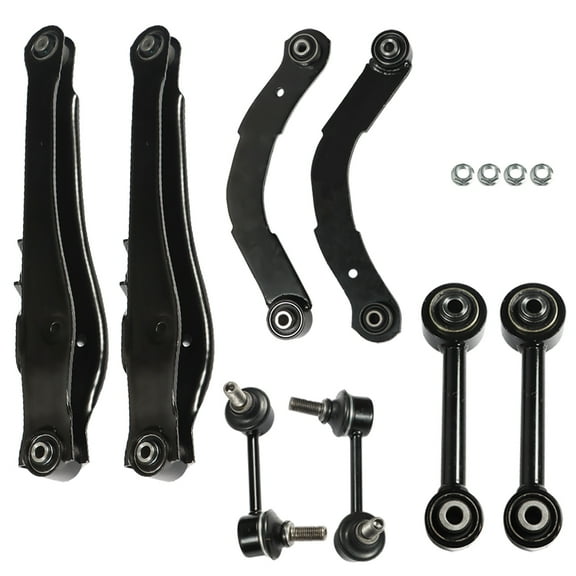 SEBLAFF Rear Suspension Kit Upper Lower Control Lateral Toe Arms Replacement for 2007-2012 Dodge Caliber Jeep Patriot Compass 1.8L 2.0L 2.4L