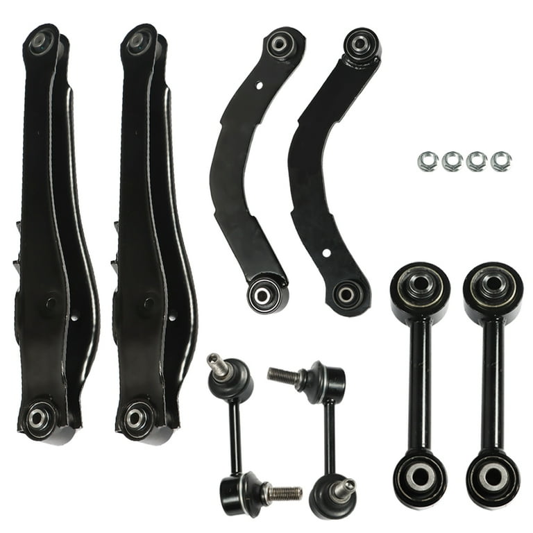 SEBLAFF Rear Suspension Kit Upper Lower Control Lateral Toe Arms  Replacement for 2007-2012 Dodge Caliber Jeep Patriot Compass 1.8L 2.0L 2.4L