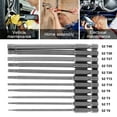thumbnail image 2 of 11pcs Torx Screwdriver Bit Set Hex Security Magnetic Head 100MM Extra Long, 2 of 6