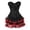 wei163-Red-Womens Dress, variant on IWRICH 2 Piece Sets Corset Dress for Women Plus Size Floral Bustier Tutu Skirt Victorian Vintage Style Party Outfits