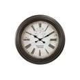 thumbnail image 3 of Monarch Specialties I 9040 Clocks, 20" Round, Wall Clock, Brown, Transitional, 3 of 5