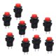 thumbnail image 4 of FOMIYES 10Ud Interruptor Spst Self Locking En Botón Redondo Resistente Para Aplicaciones Eléctricas Industriales, 4 of 8