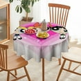 thumbnail image 6 of The Powerpuff Girls Round Tablecloth Print Decorative Table Cover Washable Table Cloths for Dining Party Picnic 70x70in, 6 of 8