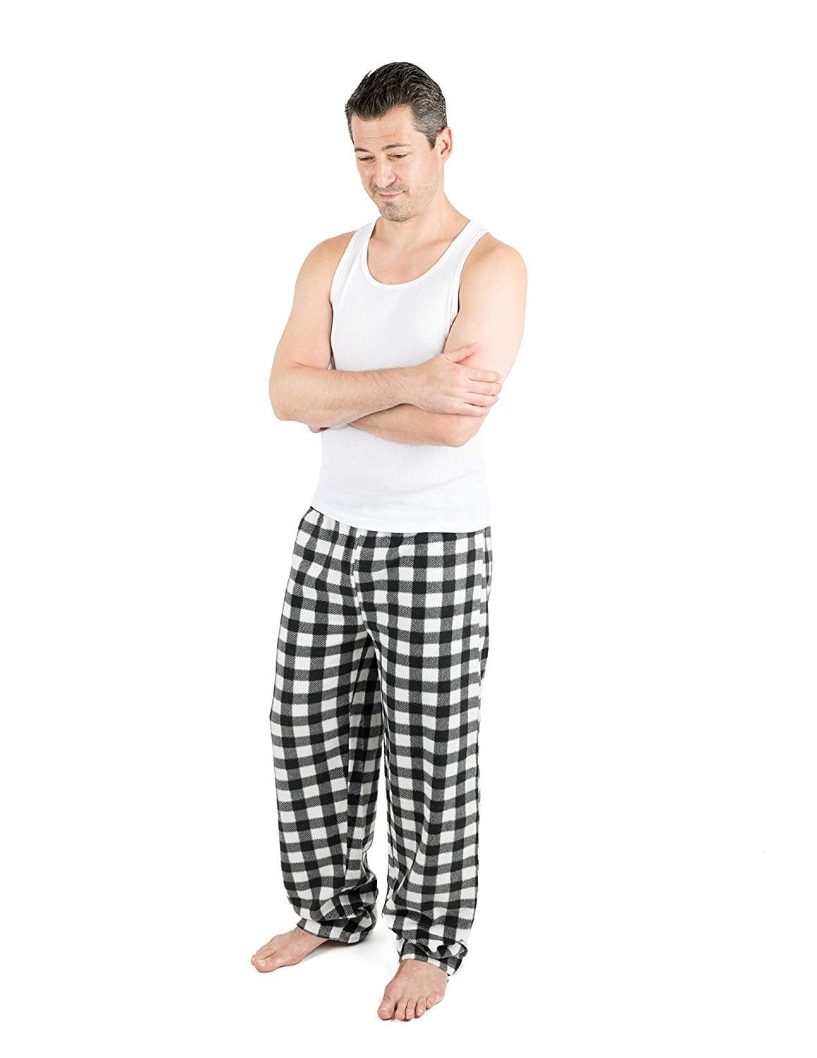 Leveret Leveret Mens Pajama Pants Fleece Lounge Sleep Pj Bottoms