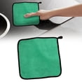 thumbnail image 2 of Absorbent Coral Fleece Cleaning Towels Thick Microfiber Lint Free Reusable Dish Cloths Rags for Kitchen Car Home, 2 of 9