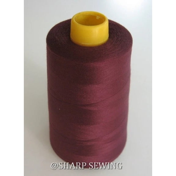 Teamwork 1 SPOOL SANGRIA #650 SPUN POLYESTER SERGER QUILTING THREAD T27 6000 YARDS