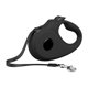thumbnail image 1 of Correa retráctil para perros, antienredos, con tracción para mascotas, extensible, telescópica, para caminar, color negro, talla M, compatible con hasta 25 kg., 1 of 14