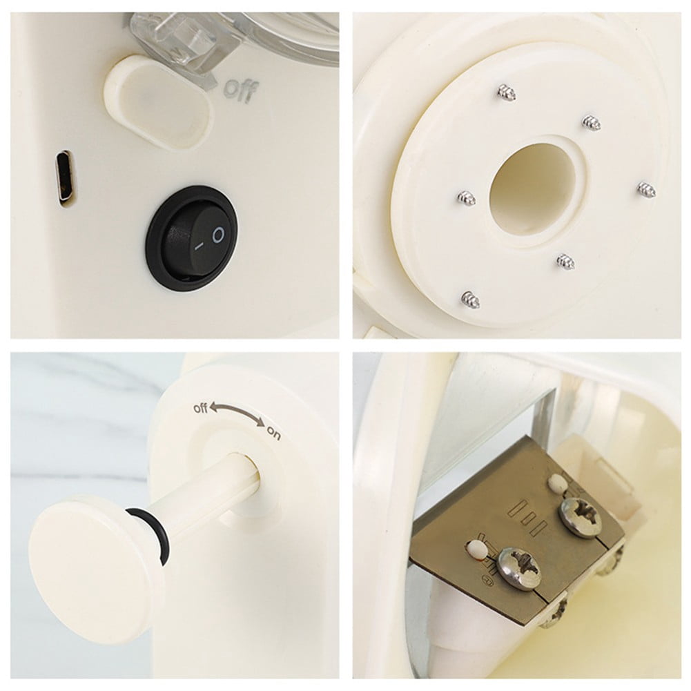 AFQH Rechargeable Electric Ice Shaver Crusher Shaved Ice Machine Snow Cone Machine