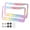 Pastel Rainbow Tie-dye, variant on Aluminum License Plate Frame 2 Pack Car Exterior Accessory Car Tag Holder for Front Rear Plates Cars Decor Explosion Of Blue Ink
