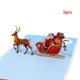 thumbnail image 4 of Navidad Papá Noel Pop Up Tarjeta 3D Papá Noel Ciervo Tarjeta De Felicitación De Navidad Papel Exquisito Tarjeta De Papá Noel De Navidad Para Fiesta Festival Vacaciones 2 Piezas Guardurnaity EL009121-00, 4 of 5