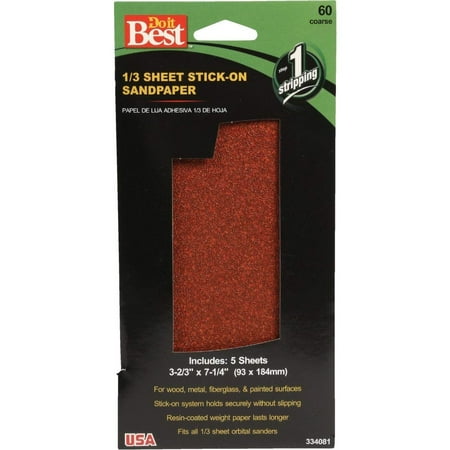 

Do it Best 1/3 Sheet Stick-On Sanding Sheets