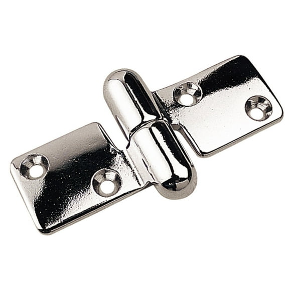 Sea Dog Take-Apart Hinge, Left Side, 3-7/8" x 2", Chrome-Plated, Pair