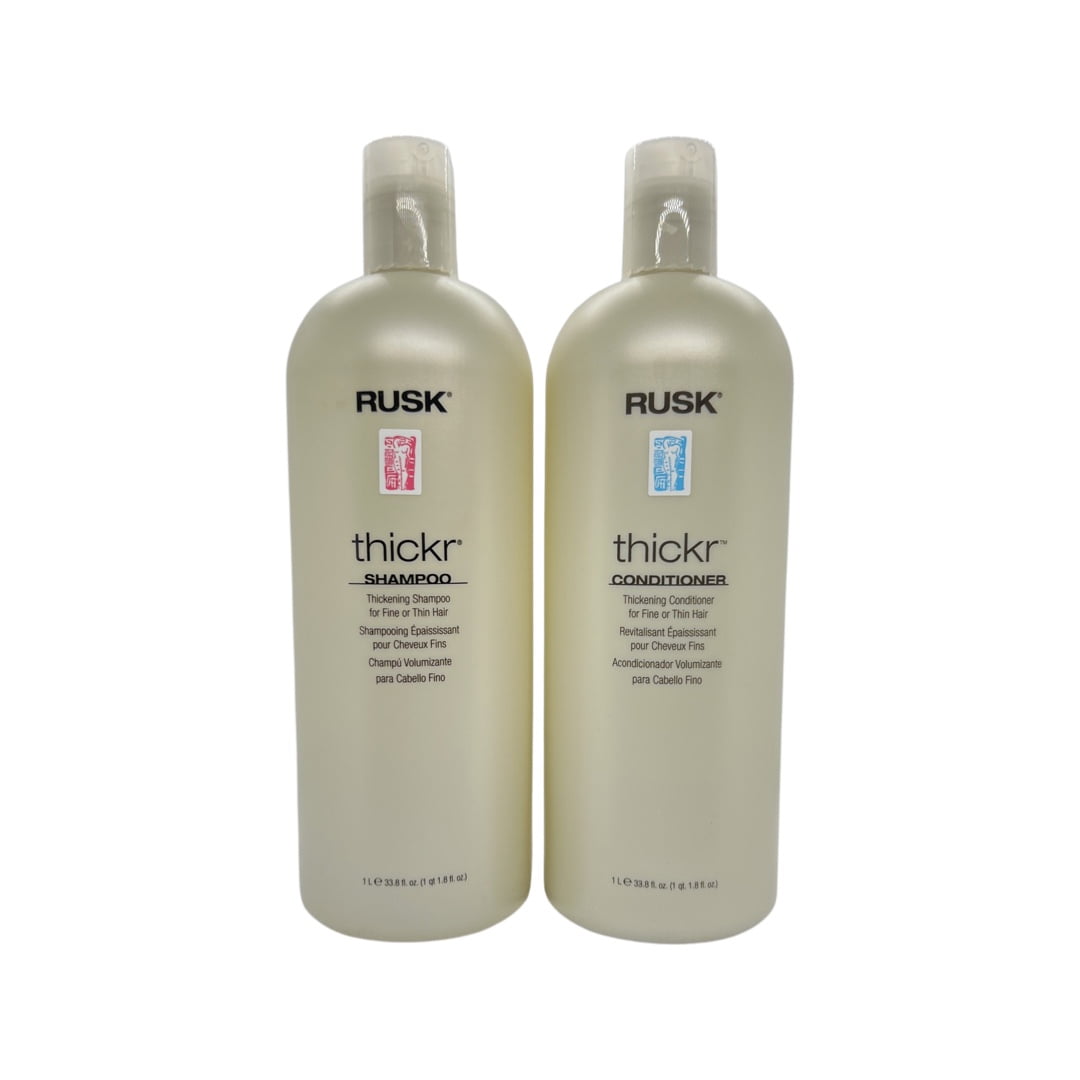 Rusk Thickr Thickening Shampoo & Conditioner 33.8 Oz Set