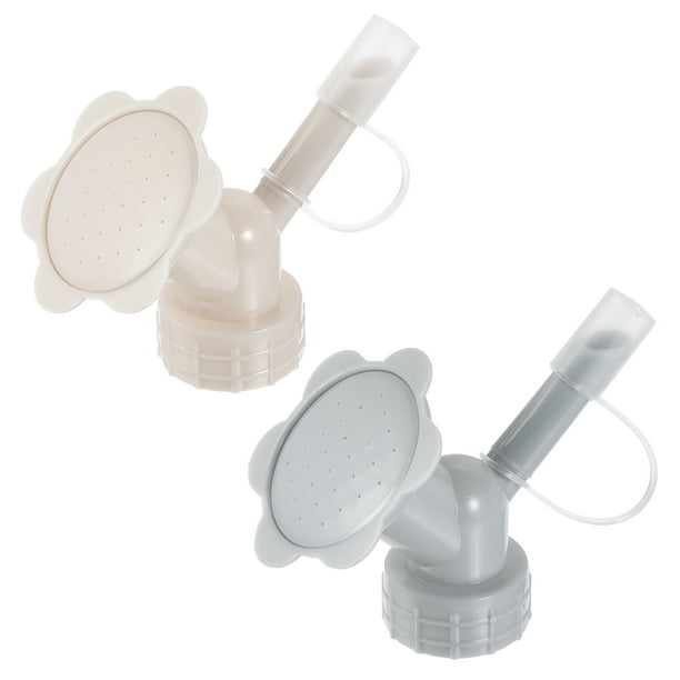 Uxcell Plastic Dual Nozzles Bottle Watering for Plant Potted 2 Pack