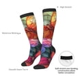 thumbnail image 4 of Pofeuu Colorful Butterfly Cluster Print Stockings, Adult Running Hiking Socks for Youth and Adult, 4 of 6