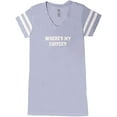 thumbnail image 2 of essie Sleepwear Womens Dorm Shirt - Vneck Nightwear Sexy College, 2 of 4