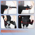 thumbnail image 2 of Padded drywall stilts with adjustable stilt straps, comfortable stilt suspenders, and leg straps suitable for various types of drywall stilts., 2 of 4