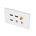 thumbnail image 4 of HD Multimedia Interface Wall Plate, Decorative  6 Ports Ethernet Wall Plate Professional  For Home, 4 of 8
