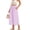 Purple, variant on Women's Wide Leg Loose Pants Fashion Women's Striped Wide Leg Pants Elastic Waist Loose Culottes Pockets Copped Pants Khaki S