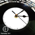 thumbnail image 3 of Pizza Vinyl Wall Clock Unique Gift for Friends Home Room and Kitchen Decoration Vintage Design Office Bar Room Home Decor, 3 of 8