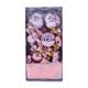 thumbnail image 2 of Juego de 30 adornos navideños de bolas, ideales para fiestas, árboles y decoración del jardín. Bolas irrompibles, perfectas para manualidades. Rosa, 2 of 8