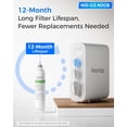 thumbnail image 4 of Waterdrop G3P600-CFCBROFilter, Replacement for Waterdrop G3P600 Reverse Osmosis System, Pack of 1 G3-N1CF, 1 G3-N3CB, and 1 G3P600-RO Set Filter, 4 of 7