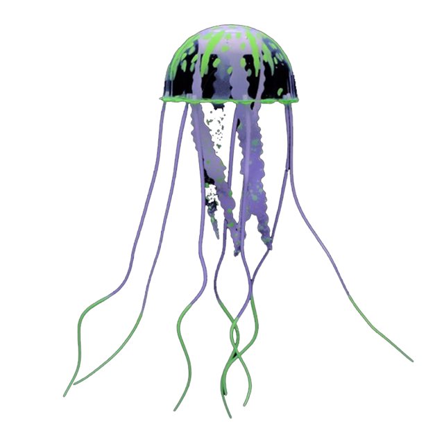 Artificial Jellyfish Realistic Silicone Luminous Jellyfish Fish Tank Decoration