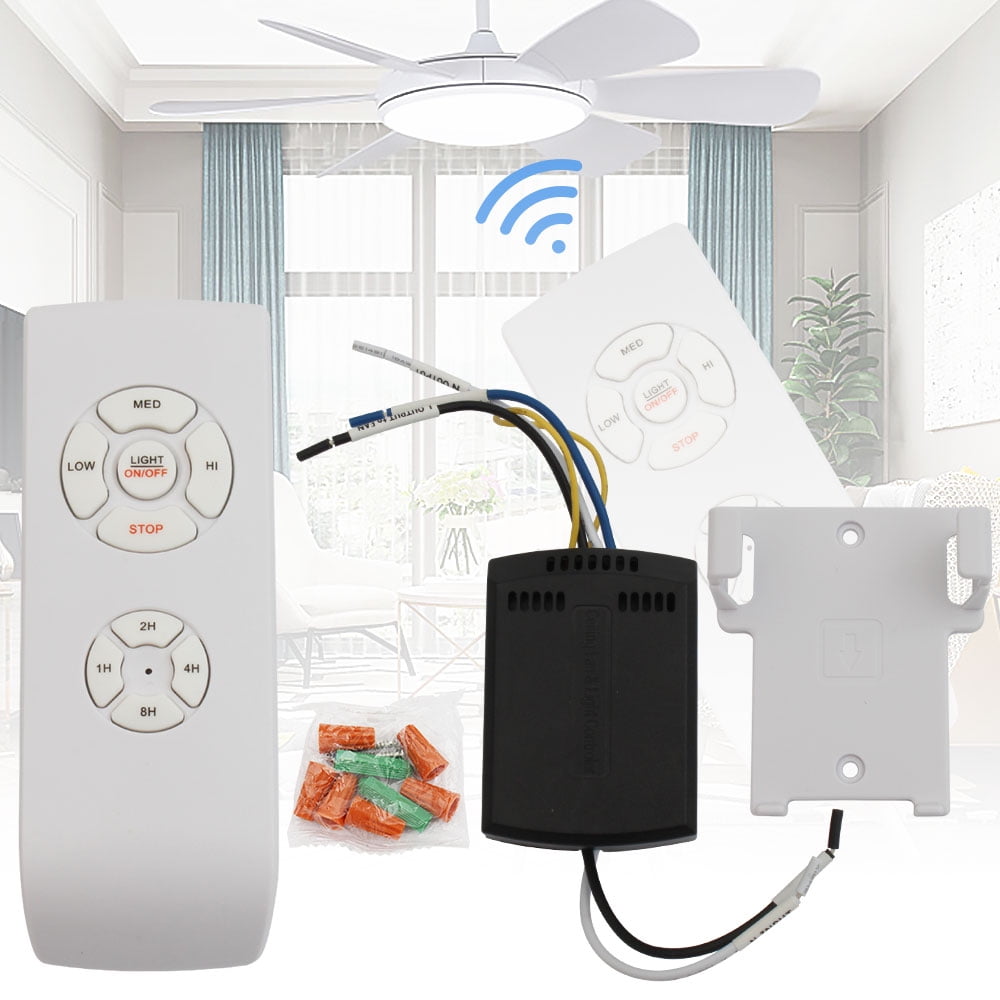 New Smaller Size Universal Ceiling Fans Light Remote Control Light Timing & Speed Remote for Hunter/Harbor Breeze/Westinghouse/Honeywell/Other Ceiling Fan - Walmart.com