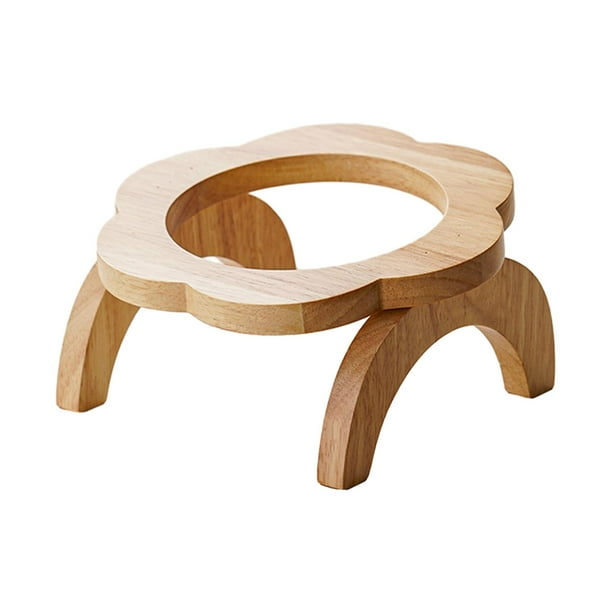 Elevated Dog Bowl Stand Rack Pet Supplies Pet Feeding Station Cute Pet Food Feeder Holder Water Bowl Stand for Dogs Kitten