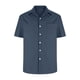 thumbnail image 5 of Mens Manga Corta Botón Abajo Camisas Cuello de Vuelta Color Sólido Casual Blusa, Moda Verano Poliéster, 5 of 9