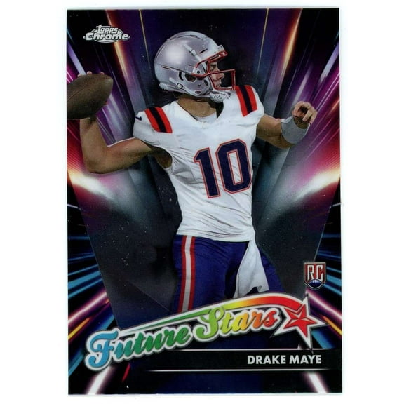 NFL 2024 Topps Chrome Football Future Stars Drake Maye FS-3 (Rookie)