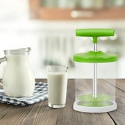 Whipped Cream Maker,Whip Cream Maker,Whipping Cream,Whipped Cream Dispenser,Manual Milk Frother,Heavy Cream Whipping,Manual Milk Frother Hand Pump(Green H6.89*W3.31)Clearance from QiwagFerng