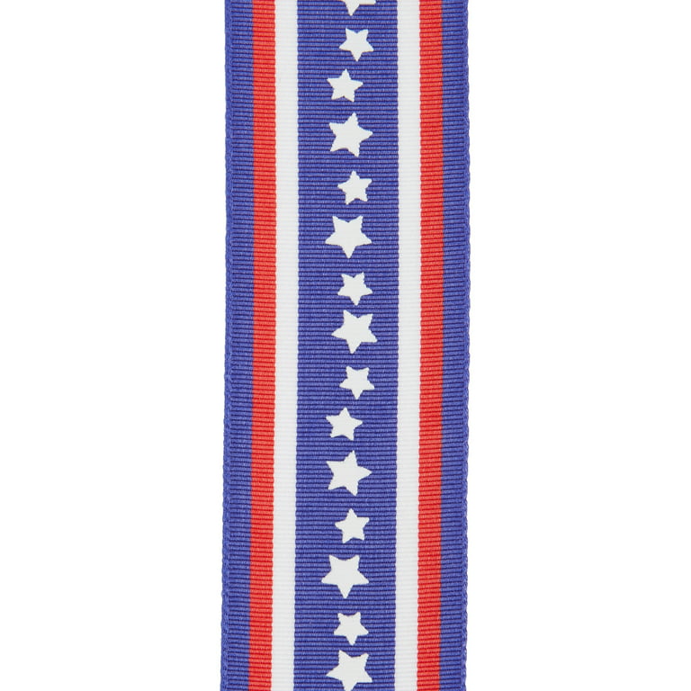 Red, White and Blue Ribbon. Stock Image - Image of patriotic, blue: 2211471