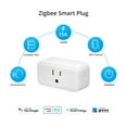 thumbnail image 2 of SONOFF S40 Lite 15A Zigbee Smart Plug with ETL Certified, Works with SmartThings, and Amazon Echo Plus, Hub Needed for Alexa 2-Pack, 2 of 6