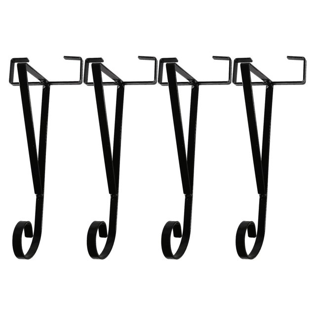 4 Soportes de Góndola de 11 Pulgadas YONGSHENG Color Negro