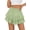 Green, variant on Sundazz Mini Skirts for Women Crochet Ruffle Tiered Skorts Cute Summer Skirts Flowy Shorts, XS-XL