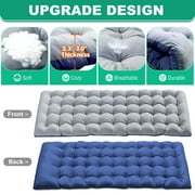 MOPHOTO XXL Oversized 78 Portable Heavy Duty Camping Cot for Adults, Rollaway Guest Bed Sleeping Cot with Mattress, Outdoor Folding Bed with Carry Bag