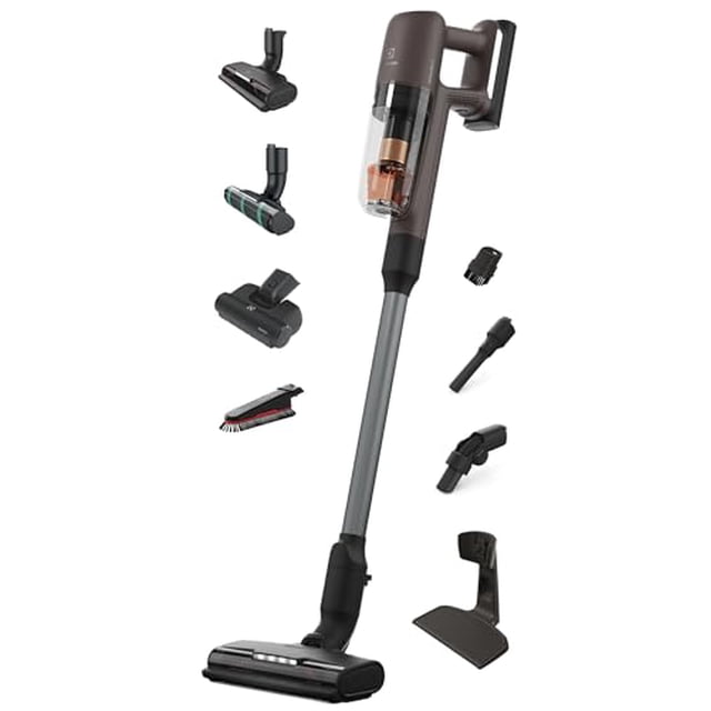 Aspiradora de escoba inalámbrica Electrolux Ultimate700 Complete Home con 3 boquillas especializadas (multisuperficie, suelo duro y para mascotas), 50 minutos de autonomía, 4 modos de potencia, color