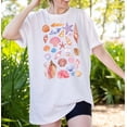 thumbnail image 2 of Chamelean Seashells Cottagecore Aesthetic Short Sleeve Tee Unisex Casual T-shirt, Sizes S-3XL, 2 of 4