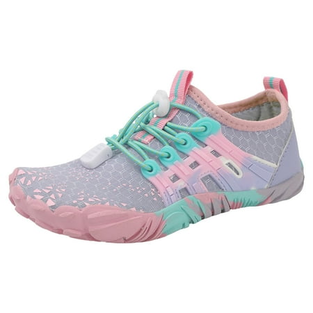 Baby Shoes Girl Formal Comfortable Soft Soled Beach Wading Shoes Outdoor Dual Purpose Fitness Swimming Shoes Girls Sneakers Size 10 Years-10.5 Years