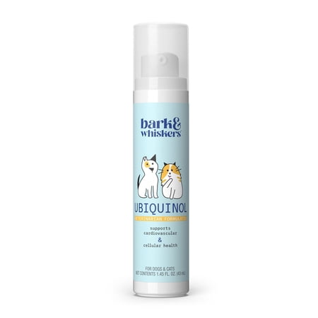 Bark & Whiskers Ubiquinol Liquid Pump for Dogs & Cats, 1.45 Fl. Oz. (43 mL), Supports Healthy Immune Function, Veterinarian Formulated, Non-GMO, Dr. Mercola