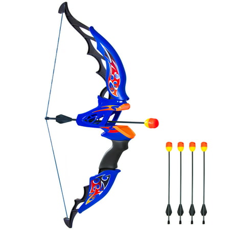 Best Choice Products Kids Toy Archery Bow And Arrow Set With Bow, 4 Soft Foam Dart (Best Toy Bow And Arrow)