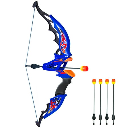 Best Choice Products Kids Toy Archery Bow And Arrow Set With Bow, 4 Soft Foam Dart (Best Darts Match Ever)