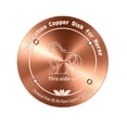 thumbnail image 2 of Tong Copper Disc Bird Bath For Bird Feeders Brass Water Basin Cleaning Disk For Outdoor Bird Bath Bird Feeders For Outdoor Use Copper Bird Bath Cleaner With Protective Coating, 2 of 4