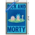 thumbnail image 3 of Rick And Morty - Title Wall Poster, 14.725" x 22.375", Framed, 3 of 6