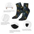 thumbnail image 5 of Pofeuu Sunflowers Print 30cm Socks, Adult Running Hiking Socks for Youth and Adult, 5 of 7